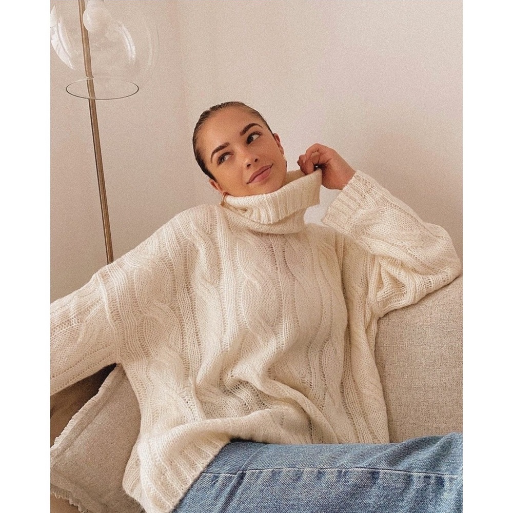 TULAROSA CABLE SWEATER PALOMA WOOL JACQUEMUS CULT GAIA ANTHROPOLOGIE FREE PEOPLE
